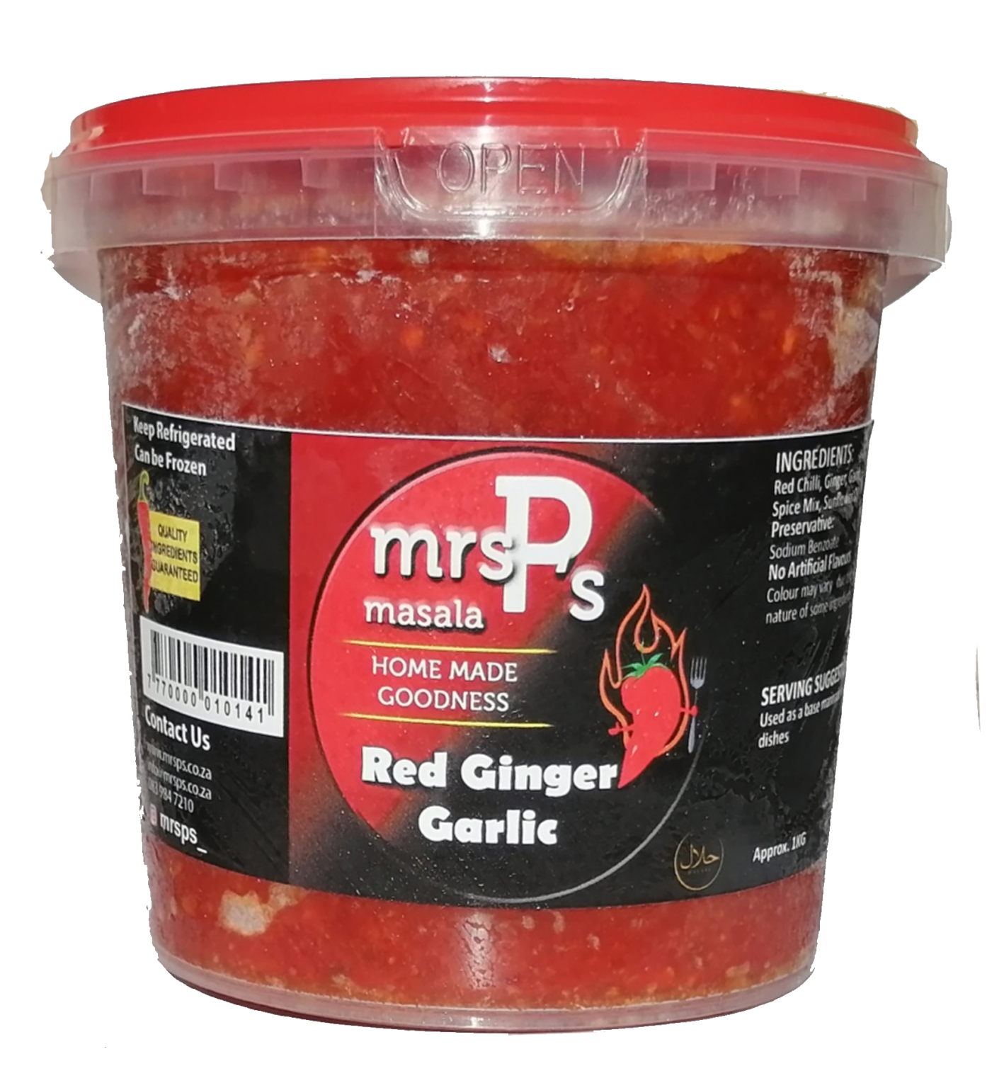 Red Ginger Garlic +1Kg Mrs P's